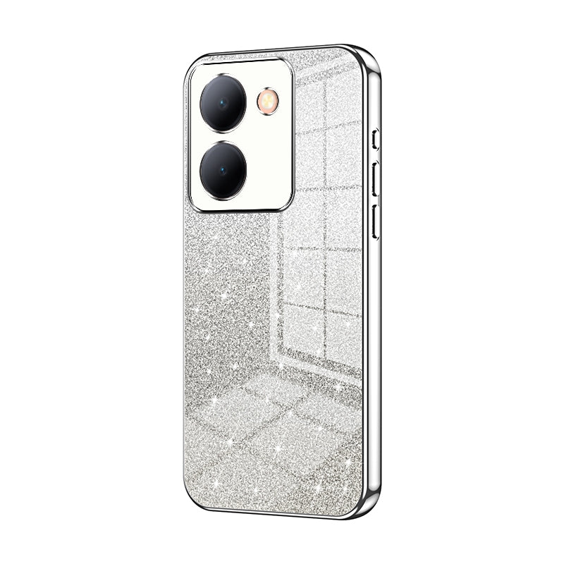 vivo Y36 Luxury Glitter Gradient Powder Electroplated Case with Advanced Protection and Style