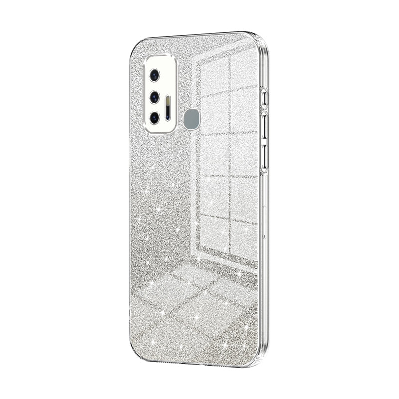 vivo Z6 5G Luxury Glitter Gradient Powder Electroplated Case with Advanced Protection and Style
