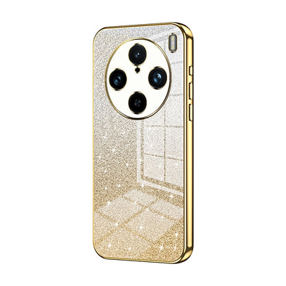 vivo X100s Pro Luxury Glitter Gradient Powder Electroplated Case with Advanced Protection and Style