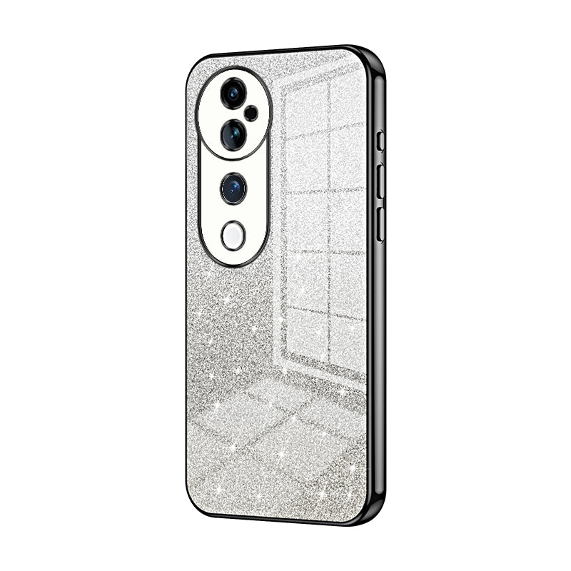 vivo S19 Pro Luxury Glitter Gradient Powder Electroplated Case with Advanced Protection and Style