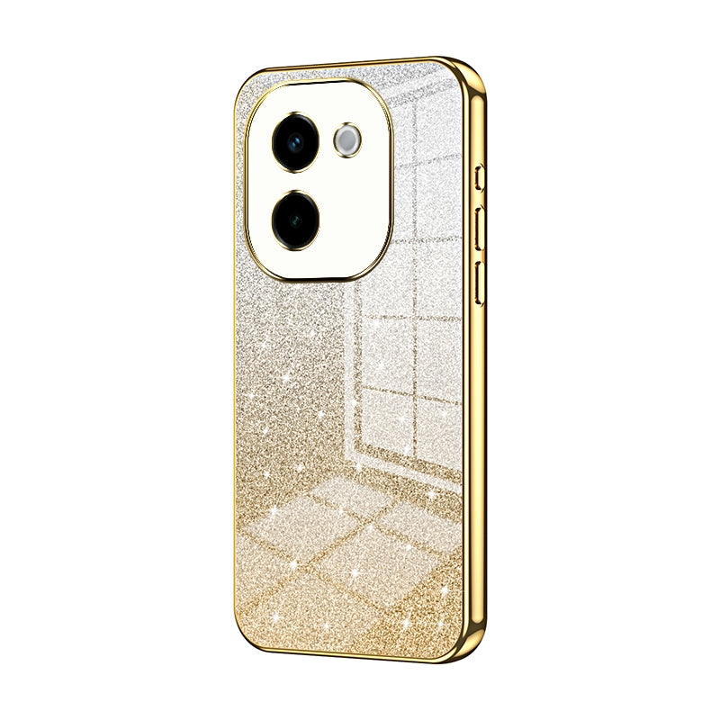 vivo Y200 Luxury Glitter Gradient Powder Electroplated Case with Advanced Protection and Style