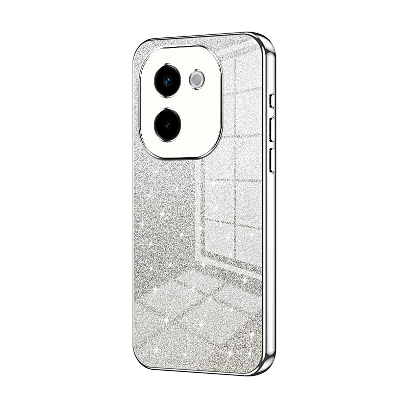 vivo Y200 Luxury Glitter Gradient Powder Electroplated Case with Advanced Protection and Style