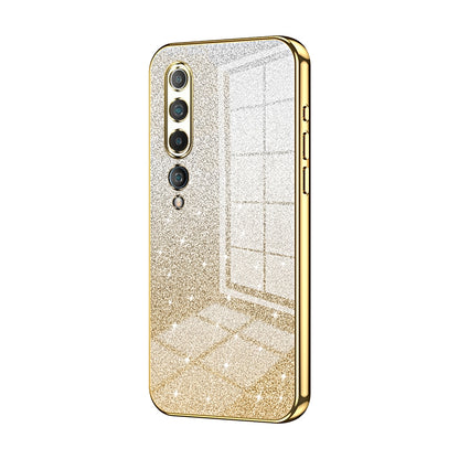 Xiaomi Mi 10 5G Luxury Glitter Gradient Powder Electroplated Case with Advanced Protection and Style