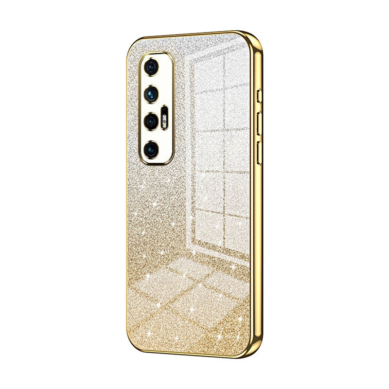 Xiaomi Mi 10S Luxury Glitter Gradient Powder Electroplated Case with Advanced Protection and Style