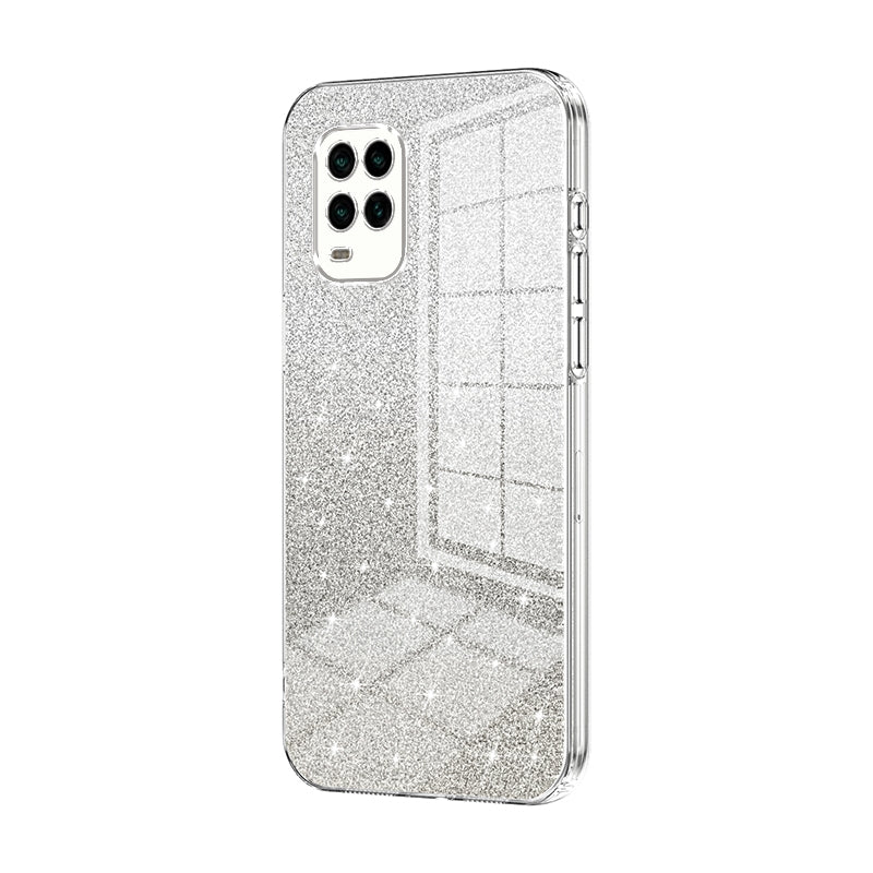 Xiaomi Mi 10 Lite 5G Luxury Glitter Gradient Powder Electroplated Case with Advanced Protection and Style