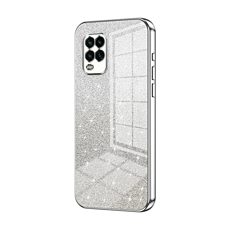 Xiaomi Mi 10 Lite 5G Luxury Glitter Gradient Powder Electroplated Case with Advanced Protection and Style