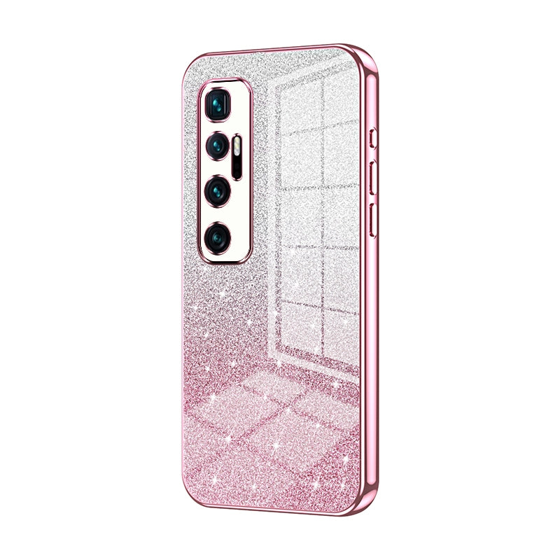 Xiaomi Mi 10 Ultra Luxury Glitter Gradient Powder Electroplated Case with Advanced Protection and Style