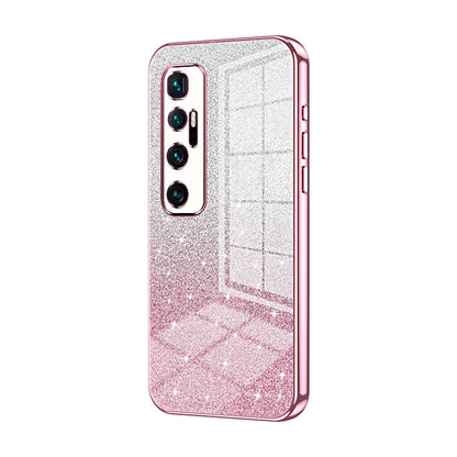 Xiaomi Mi 10 Ultra Luxury Glitter Gradient Powder Electroplated Case with Advanced Protection and Style