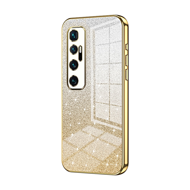 Xiaomi Mi 10 Ultra Luxury Glitter Gradient Powder Electroplated Case with Advanced Protection and Style