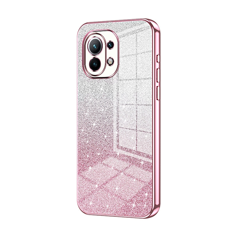 Xiaomi Mi 11 Luxury Glitter Gradient Powder Electroplated Case with Advanced Protection and Style