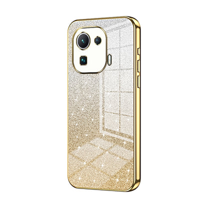 Xiaomi Mi 11 Pro Luxury Glitter Gradient Powder Electroplated Case with Advanced Protection and Style