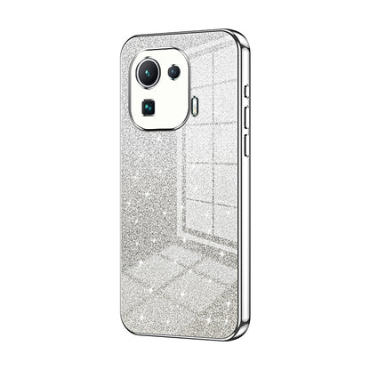 Xiaomi Mi 11 Pro Luxury Glitter Gradient Powder Electroplated Case with Advanced Protection and Style