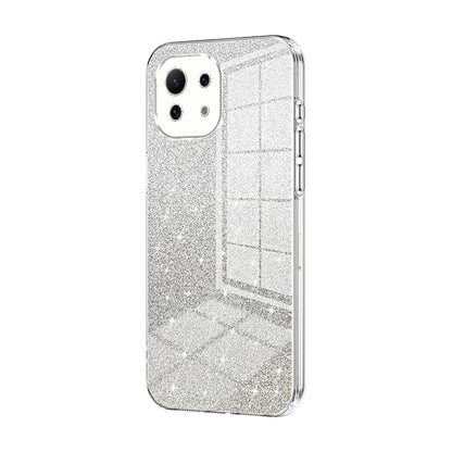 Xiaomi Mi 11 Lite 4G Luxury Glitter Gradient Powder Electroplated Case with Advanced Protection and Style