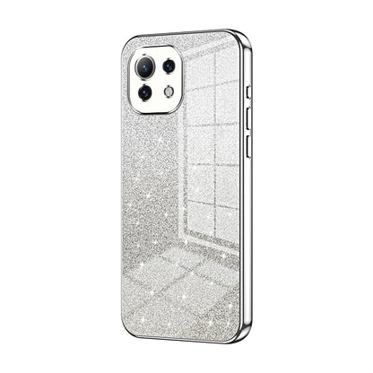 Xiaomi Mi 11 Lite 5G Luxury Glitter Gradient Powder Electroplated Case with Advanced Protection and Style