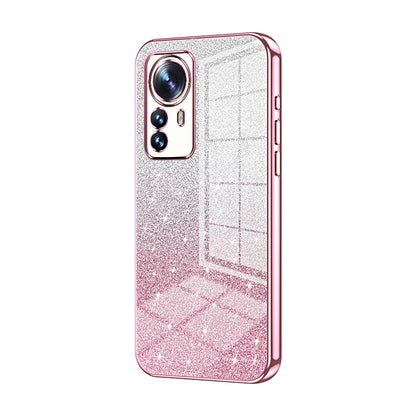 Xiaomi 12S Pro Luxury Glitter Gradient Powder Electroplated Case with Advanced Protection and Style