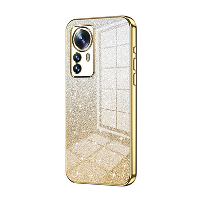 Xiaomi 12S Pro Luxury Glitter Gradient Powder Electroplated Case with Advanced Protection and Style