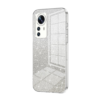 Xiaomi 12 Pro Luxury Glitter Gradient Powder Electroplated Case with Advanced Protection and Style