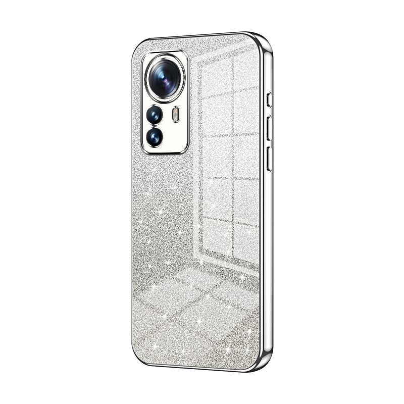 Xiaomi 12 Pro Luxury Glitter Gradient Powder Electroplated Case with Advanced Protection and Style