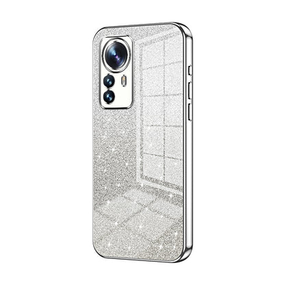 Xiaomi 12 Pro Luxury Glitter Gradient Powder Electroplated Case with Advanced Protection and Style