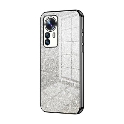 Xiaomi 12 Pro Luxury Glitter Gradient Powder Electroplated Case with Advanced Protection and Style