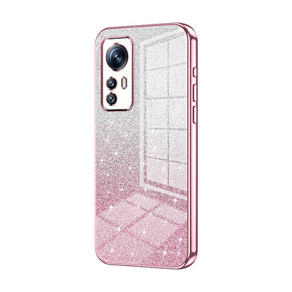 Xiaomi 12S Luxury Glitter Gradient Powder Electroplated Case with Advanced Protection and Style