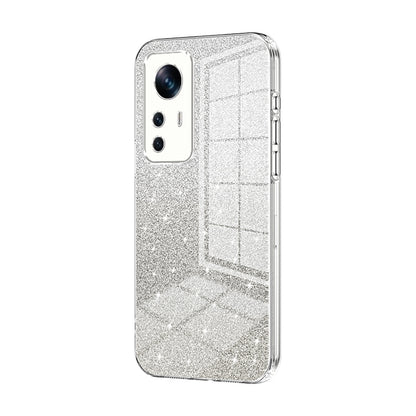 Xiaomi 12T Pro Luxury Glitter Gradient Powder Electroplated Case with Advanced Protection and Style