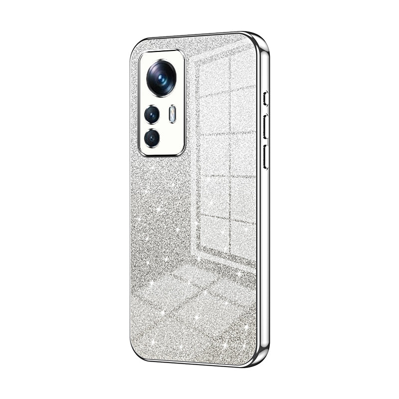 Xiaomi 12T Pro Luxury Glitter Gradient Powder Electroplated Case with Advanced Protection and Style