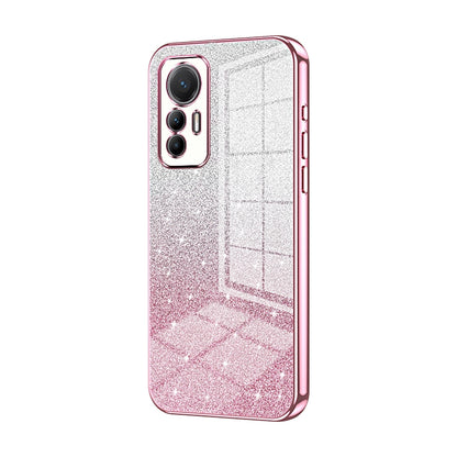 Xiaomi 12 Lite Luxury Glitter Gradient Powder Electroplated Case with Advanced Protection and Style