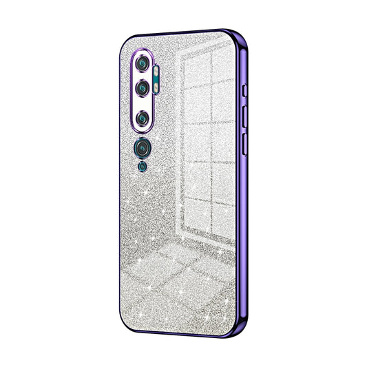 Xiaomi Mi Note 10 Luxury Glitter Gradient Powder Electroplated Case with Advanced Protection and Style