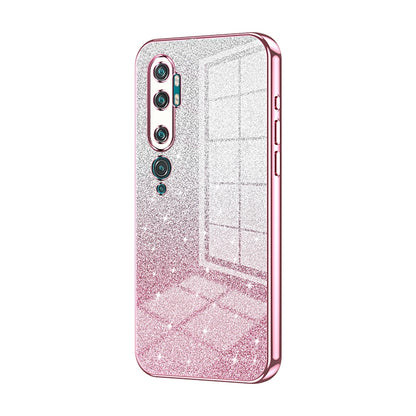 Xiaomi Mi CC9 Pro Luxury Glitter Gradient Powder Electroplated Case with Advanced Protection and Style