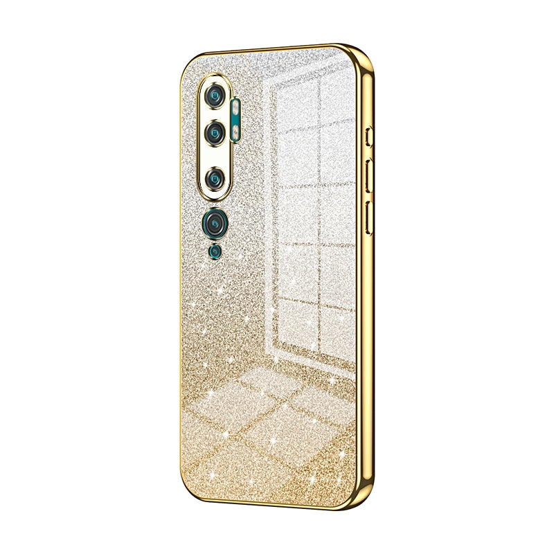 Xiaomi Mi CC9 Pro Luxury Glitter Gradient Powder Electroplated Case with Advanced Protection and Style