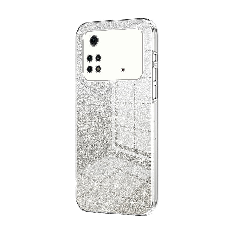 Xiaomi Poco M4 Pro Luxury Glitter Gradient Powder Electroplated Case with Advanced Protection and Style