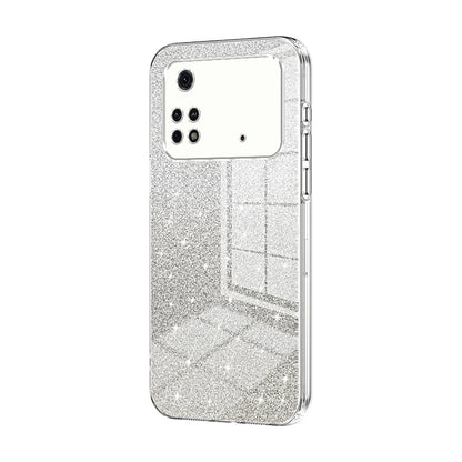 Xiaomi Poco M4 Pro Luxury Glitter Gradient Powder Electroplated Case with Advanced Protection and Style
