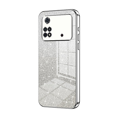 Xiaomi Poco M4 Pro Luxury Glitter Gradient Powder Electroplated Case with Advanced Protection and Style