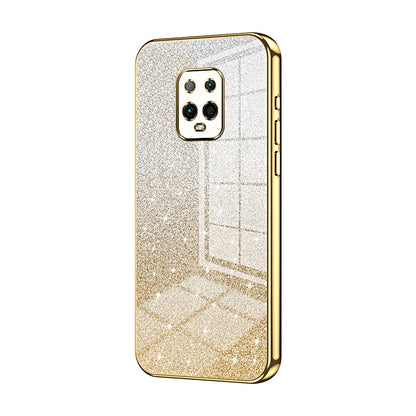 Xiaomi Redmi 10X Pro 5G Luxury Glitter Gradient Powder Electroplated Case with Advanced Protection and Style