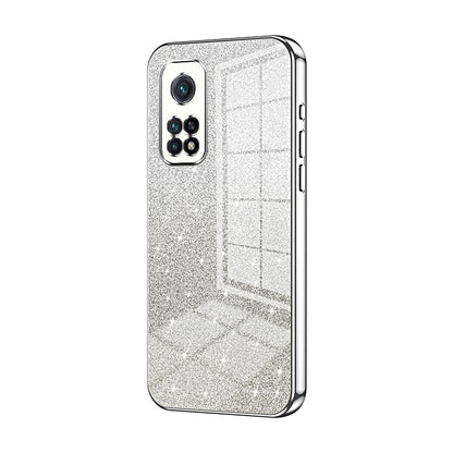 Xiaomi Mi 10T Pro 5G Luxury Glitter Gradient Powder Electroplated Case with Advanced Protection and Style
