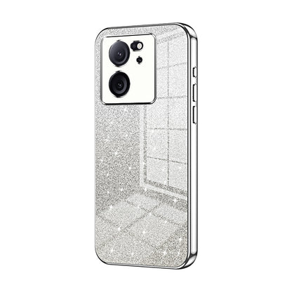 Xiaomi 13T Luxury Glitter Gradient Powder Electroplated Case with Advanced Protection and Style