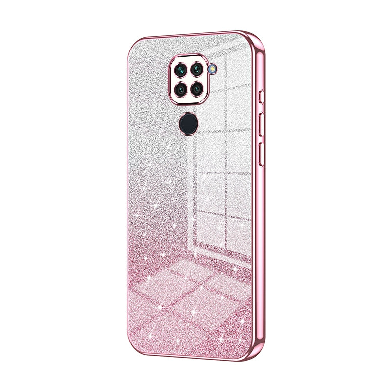 Xiaomi Redmi 10X 4G Luxury Glitter Gradient Powder Electroplated Case with Advanced Protection and Style