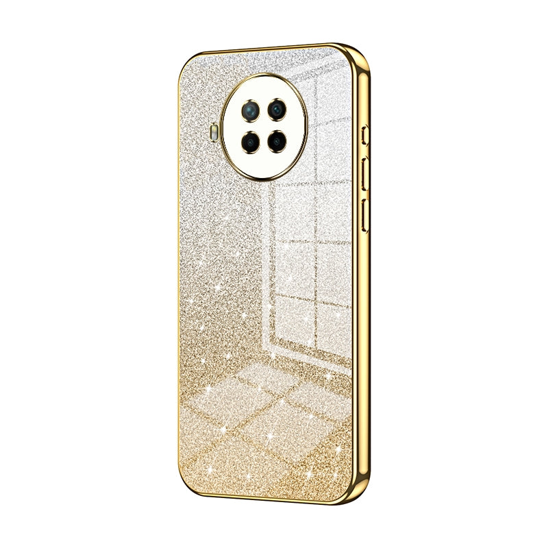 Xiaomi Mi 10T Lite Luxury Glitter Gradient Powder Electroplated Case with Advanced Protection and Style