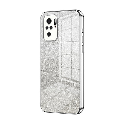 Xiaomi Redmi Note 10S Luxury Glitter Gradient Powder Electroplated Case with Advanced Protection and Style
