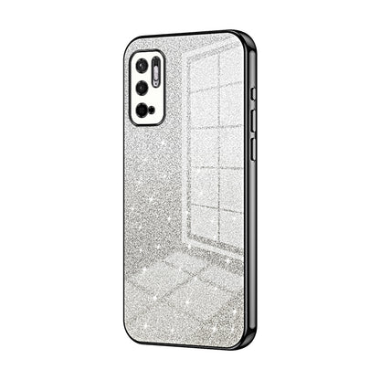 Xiaomi Redmi Note 10T 5G Luxury Glitter Gradient Powder Electroplated Case with Advanced Protection and Style