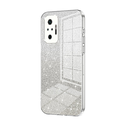 Xiaomi Redmi Note 10 Pro Luxury Glitter Gradient Powder Electroplated Case with Advanced Protection and Style