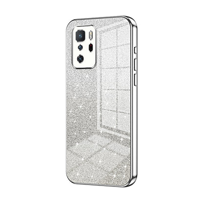 Xiaomi Redmi Note 10 Pro 5G Luxury Glitter Gradient Powder Electroplated Case with Advanced Protection and Style