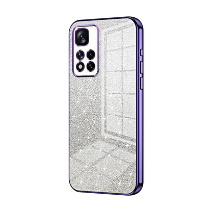 Xiaomi Redmi Note 11 Pro+ 5G Luxury Glitter Gradient Powder Electroplated Case with Advanced Protection and Style