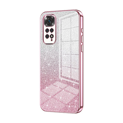Xiaomi Redmi Note 11 Global Luxury Glitter Gradient Powder Electroplated Case with Advanced Protection and Style