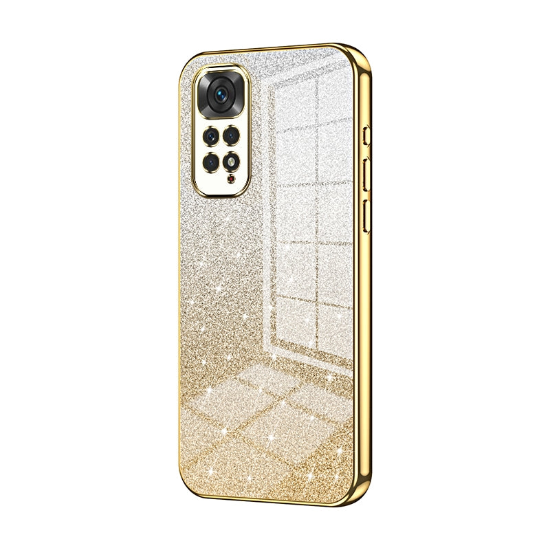 Xiaomi Redmi Note 11 Global Luxury Glitter Gradient Powder Electroplated Case with Advanced Protection and Style
