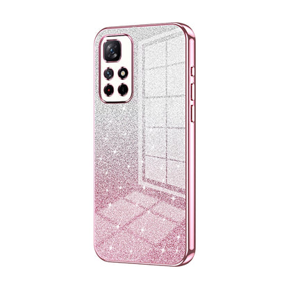 Xiaomi Redmi Note 11S 5G Luxury Glitter Gradient Powder Electroplated Case with Advanced Protection and Style