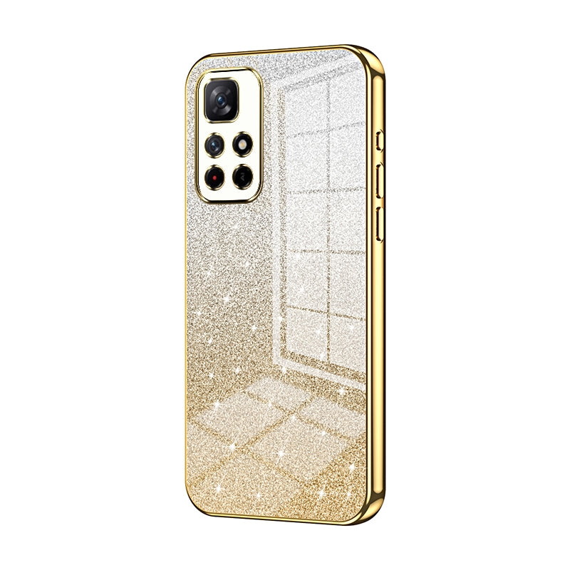 Xiaomi Redmi Note 11S 5G Luxury Glitter Gradient Powder Electroplated Case with Advanced Protection and Style