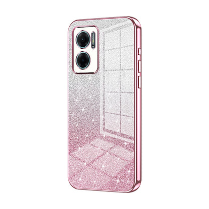 Xiaomi Redmi Note 11E Luxury Glitter Gradient Powder Electroplated Case with Advanced Protection and Style