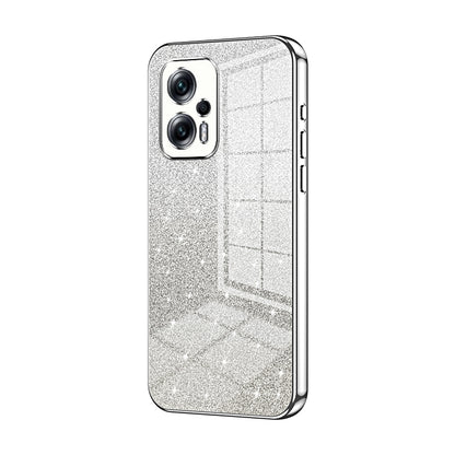 Xiaomi Redmi Note 11T Pro Luxury Glitter Gradient Powder Electroplated Case with Advanced Protection and Style